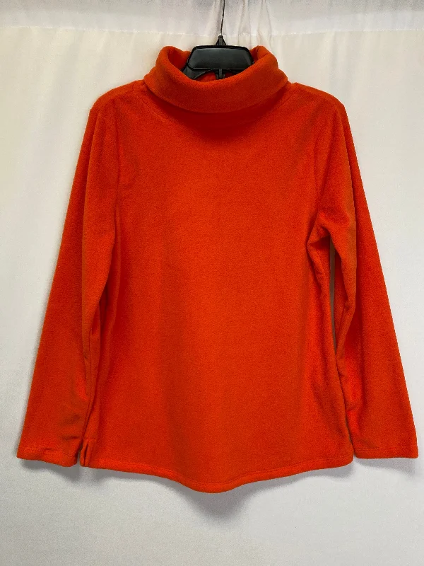 Top Long Sleeve Fleece Pullover By Talbots  Size: M