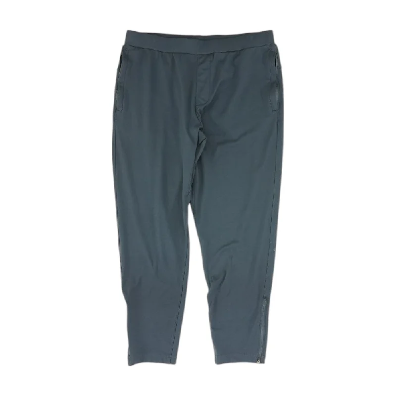 Teal Solid Active Pants