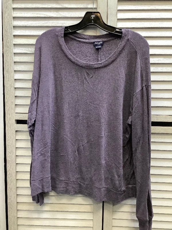 Top Long Sleeve By Splendid In Purple, Size: Xl