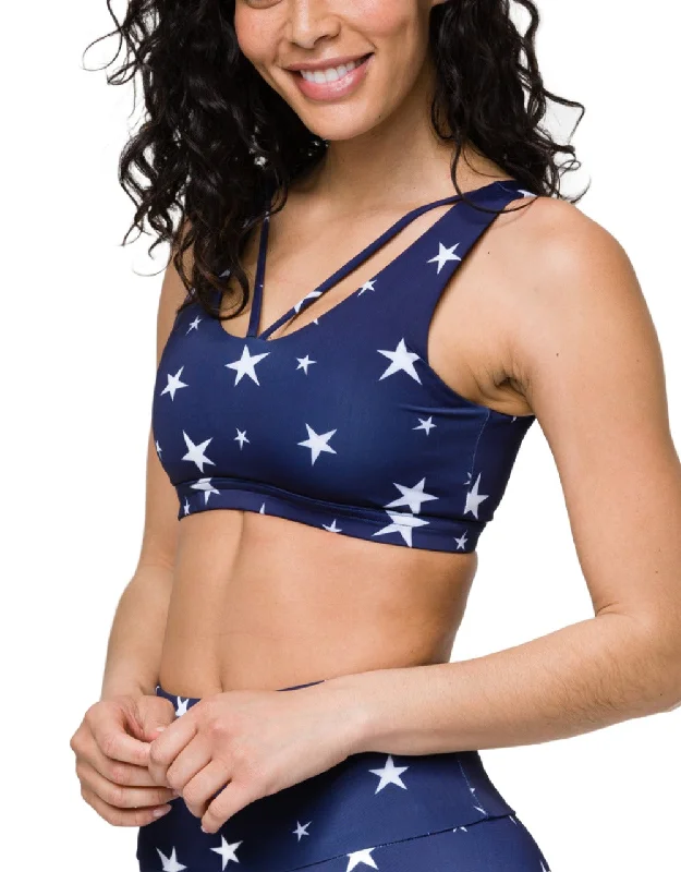 Onzie Crossover Bra 3736 Marine Stars